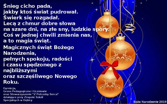 ŻYCZENIA ŚWIĄTECZNE
