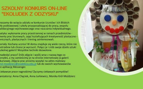 SZKOLNY KONKURS ON-LINE „EKOLUDEK Z ODZYSKU”