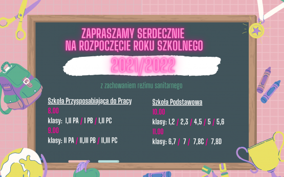 Rozpoczęcie roku szkolnego 2021/2022