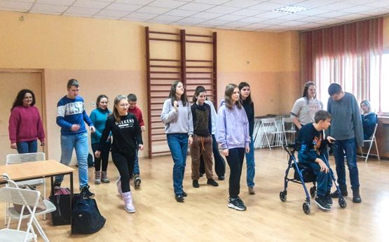 Spotkanie filmowo – integracyjne naszych uczniów<br>z wolontariuszami II LO Dębica