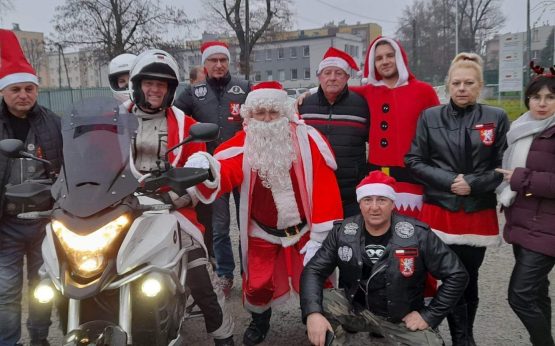 Odwiedziny motocyklowych Mikołajów